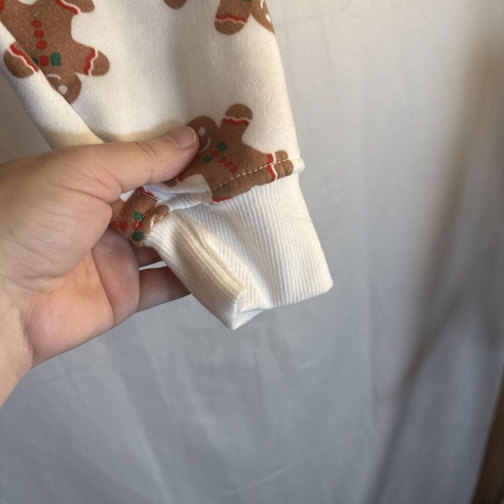 better together Gingerbread Man Sweatshirt Size Small Preowned - Picture 11 of 15